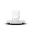 Kubek filiżanka do espresso 80 ml porcelanowy ZASKOCZONA BUŹKA - TASSEN - 58Products - T021301