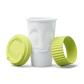 Kubek porcelanowy TO GO 400ml Tasty Pyszna Buźka Limonka
