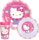 Zestaw obiadowy dla dziecka HELLO KITTY
