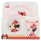 Zestaw obiadowy do mikrofalówki Myszka Minnie (3szt.) - Electric Doll - Disney - Stor