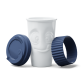 Kubek porcelanowy TO GO 400ml Tasty Pyszna Buźka GRANAT