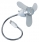 Wentylator wiatrak komputerowy na USB - JE6009-WE
