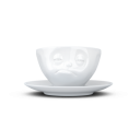 Filiżanka porcelanowa 200 ml do kawy Zaspana Snoozy, biały - TASSEN - 58Products - T014501