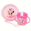 Zestaw śniadaniowy do mikrofalówki Myszka Minnie (3 częściowy) - Disney - Stor