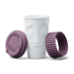 Kubek porcelanowy TO GO 400ml Tasty Pyszna Buźka FIOLET